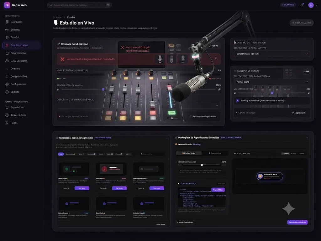 Reproductor HTML5 personalizado para emisoras